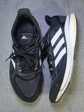 Adidas Supernova+ W Black White Running Shoes Women's Size 6.5 With Box